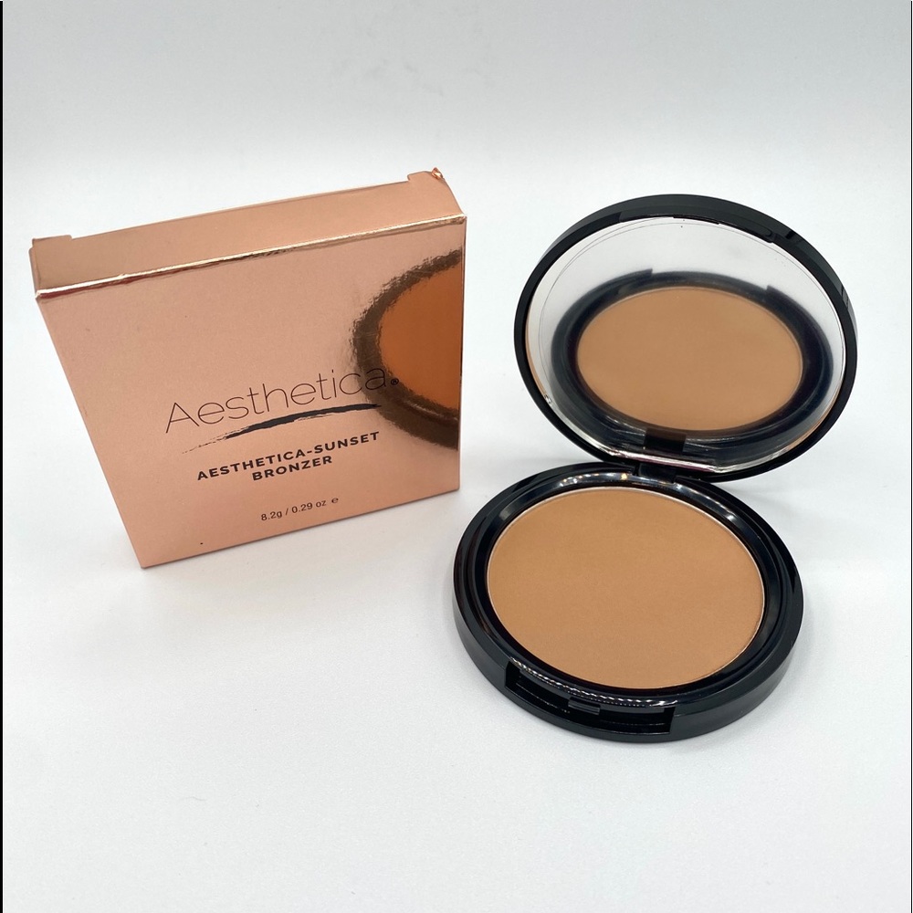 Aesthetica Sunset Bronzer Beachy Glow Matte Bronzing Powder BNIB Full Size